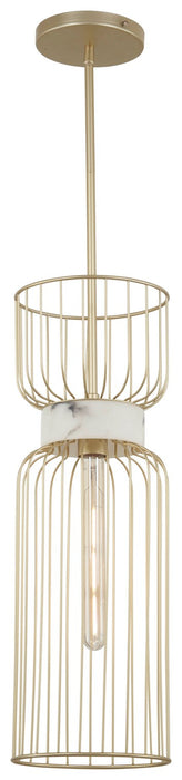 Minka-Lavery 3392-754 One Light Mini Pendant, Nouveau Gold
