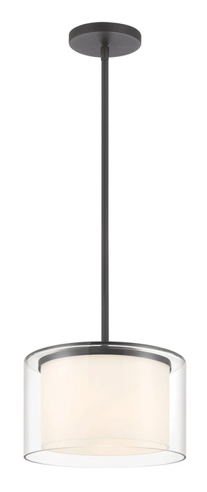 Minka-Lavery 4102-66 One Light Pendant, Coal