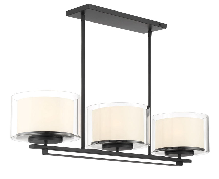Minka-Lavery 4108-66 Three Light Island Pendant, Sand Coal