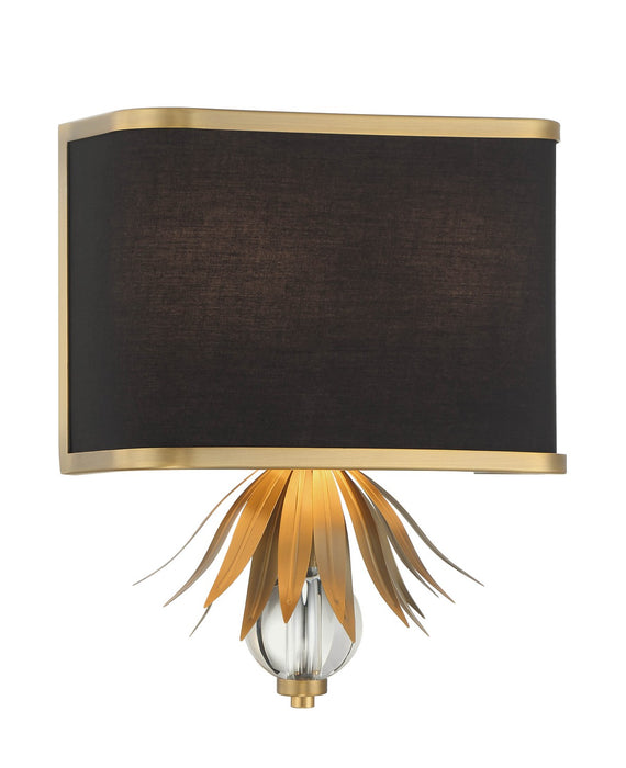 Minka-Lavery 4582-672 Two Light Wall Sconce, Natural Brushed Brass