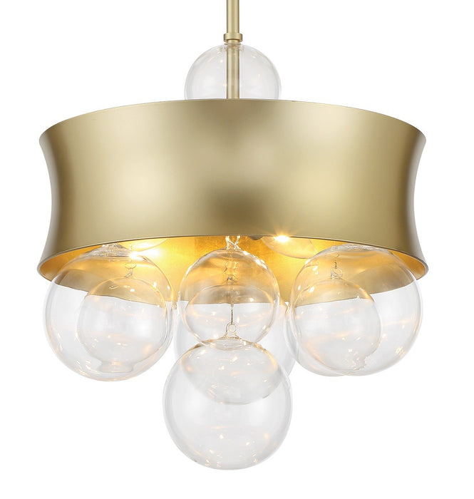 Minka-Lavery 5195-697 Three Light Convertible Pendant, Soft Gold