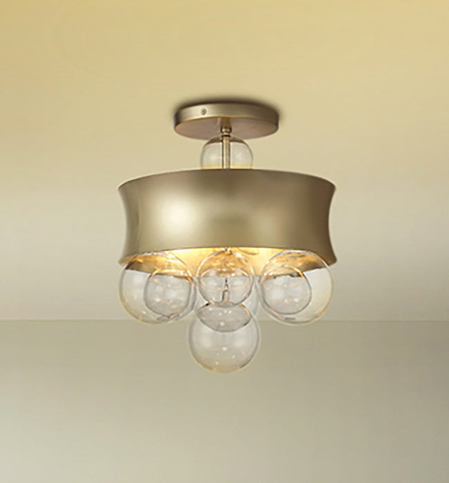 Minka-Lavery 5195-697 Three Light Convertible Pendant, Soft Gold
