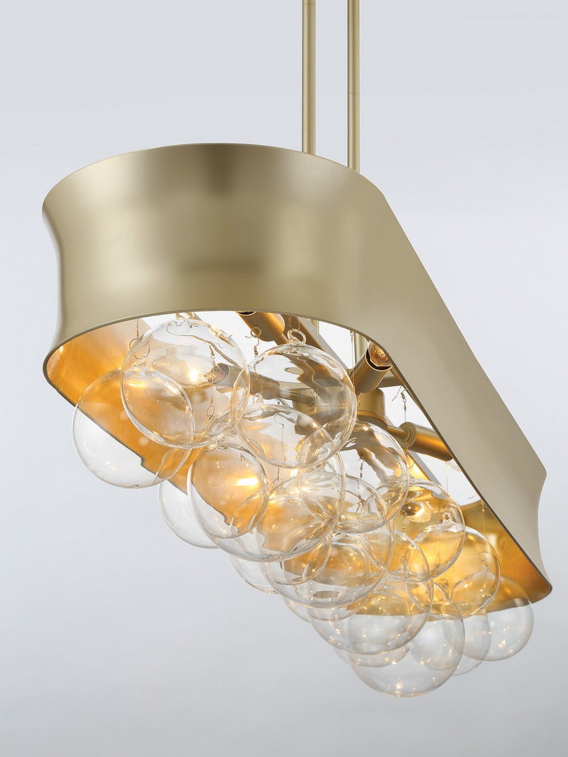 Minka-Lavery 5196-697 Six Light Island Pendant, Soft Gold