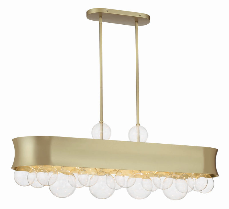 Minka-Lavery 5196-697 Six Light Island Pendant, Soft Gold