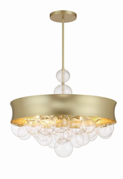 Minka-Lavery 5197-697 Eight Light Convertible Pendant, Soft Gold