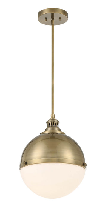 Minka-Lavery 6605-923 One Light Pendant, Oxidized Aged Brass