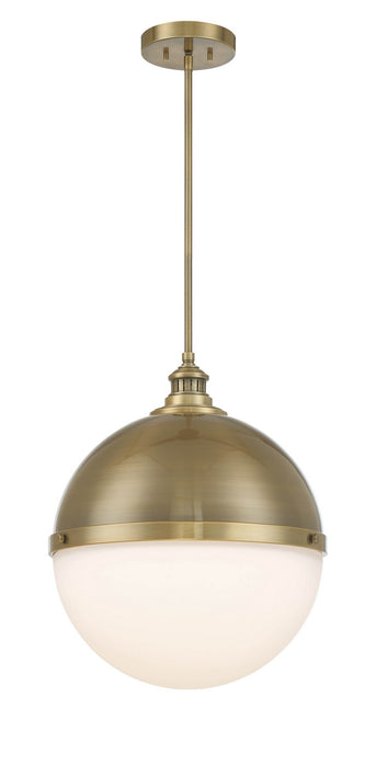 Minka-Lavery 6606-923 One Light Pendant, Oxidized Aged Brass