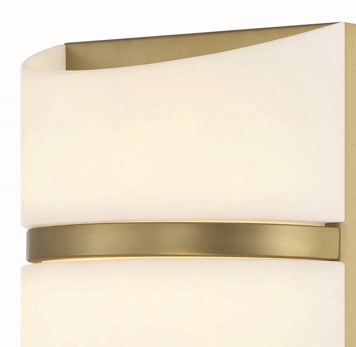 Minka-Lavery 822-695-L LED Wall Sconce, Soft Brass