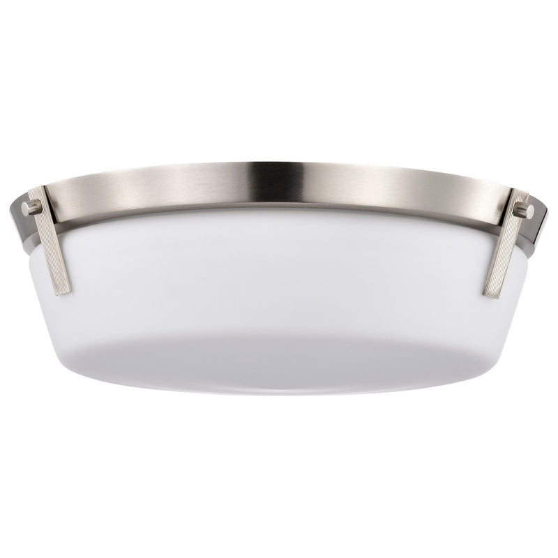 Nuvo Lighting 60-7760 Three Light Flush Mount, Brushed Nickel