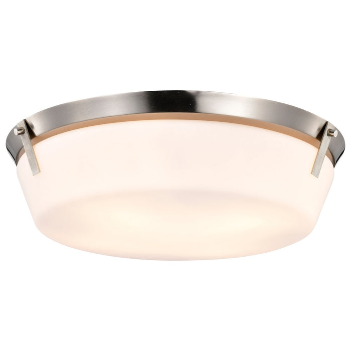 Nuvo Lighting 60-7761 Four Light Flush Mount, Brushed Nickel