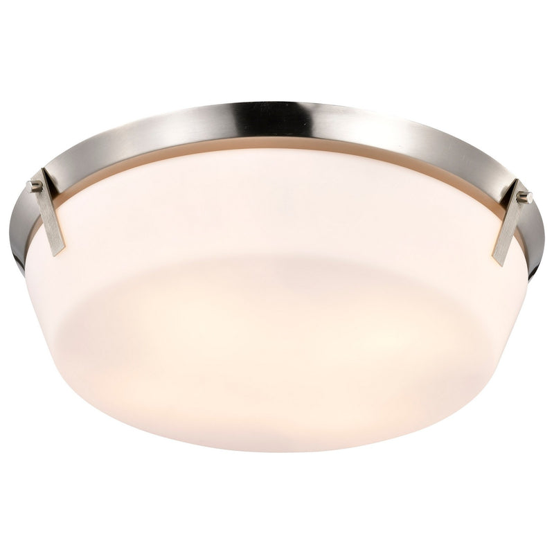 Nuvo Lighting 60-7761 Four Light Flush Mount, Brushed Nickel