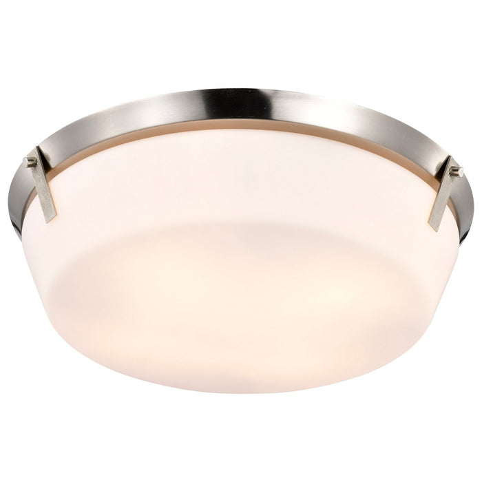 Nuvo Lighting 60-7761 Four Light Flush Mount, Brushed Nickel