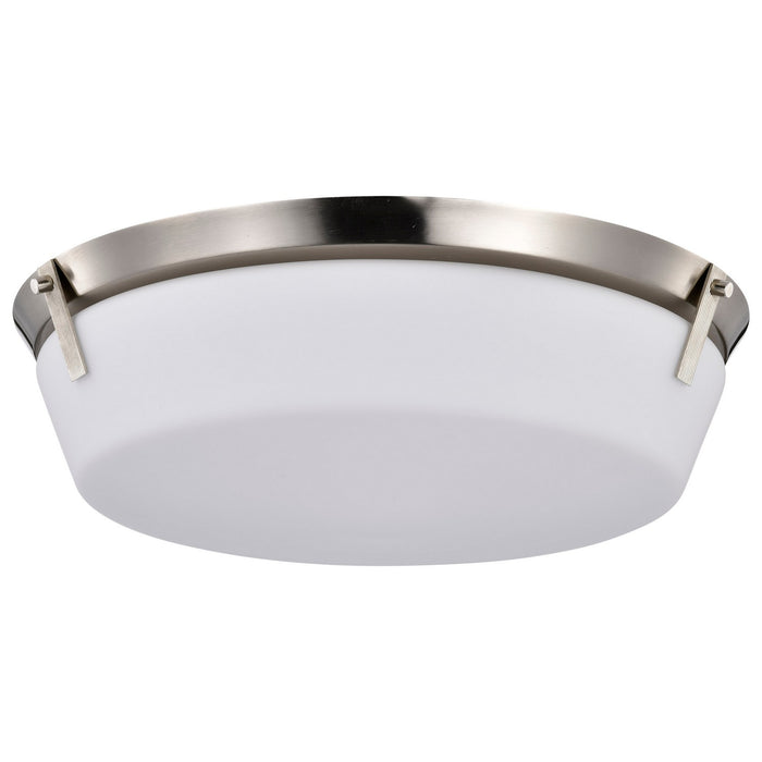 Nuvo Lighting 60-7761 Four Light Flush Mount, Brushed Nickel