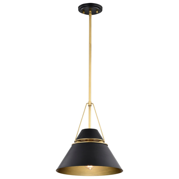 Nuvo Lighting 60-7766 One Light Pendant, Matte Black