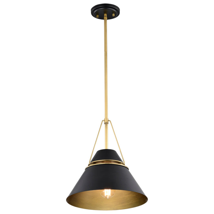 Nuvo Lighting 60-7766 One Light Pendant, Matte Black
