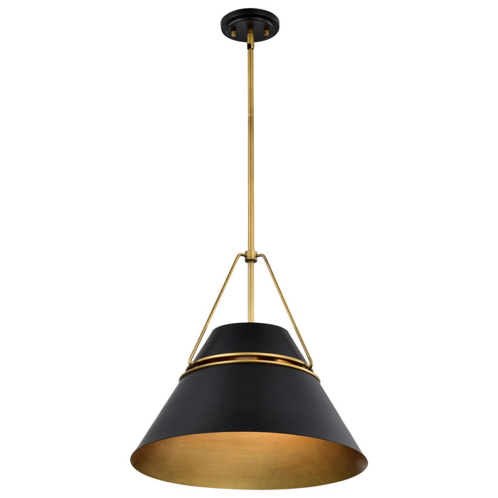 Nuvo Lighting 60-7768 Three Light Pendant, Matte Black