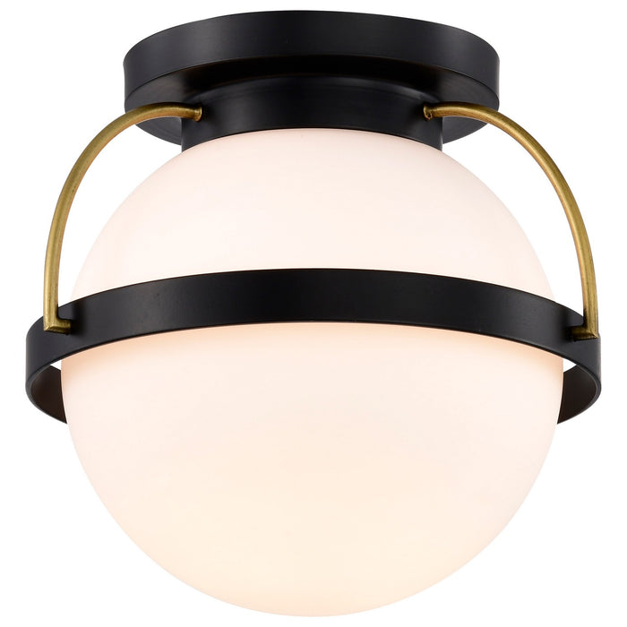 Nuvo Lighting 60-7770 One Light Flush Mount, Matte Black