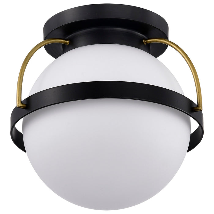 Nuvo Lighting 60-7770 One Light Flush Mount, Matte Black