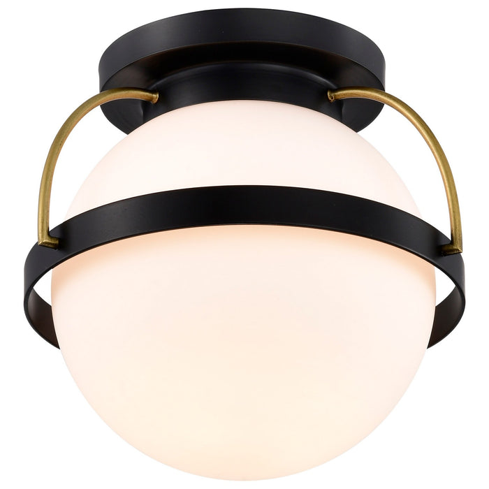 Nuvo Lighting 60-7770 One Light Flush Mount, Matte Black