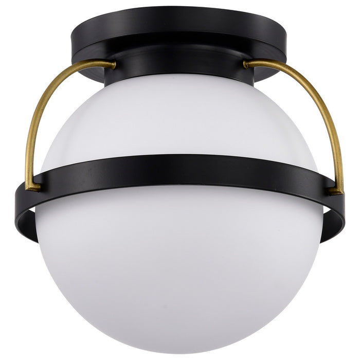 Nuvo Lighting 60-7770 One Light Flush Mount, Matte Black