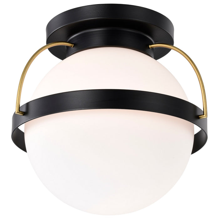 Nuvo Lighting 60-7771 One Light Flush Mount, Matte Black