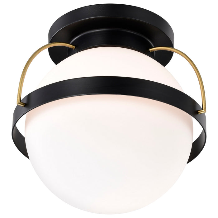 Nuvo Lighting 60-7771 One Light Flush Mount, Matte Black