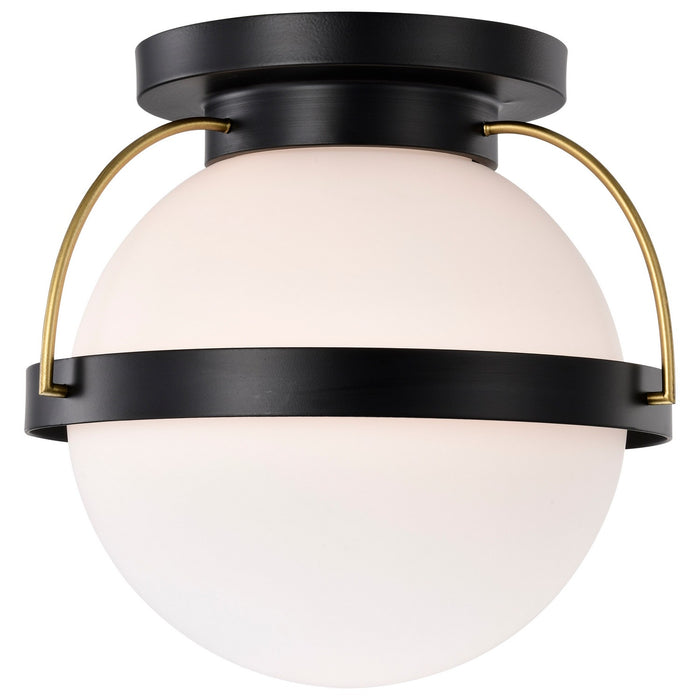 Nuvo Lighting 60-7771 One Light Flush Mount, Matte Black