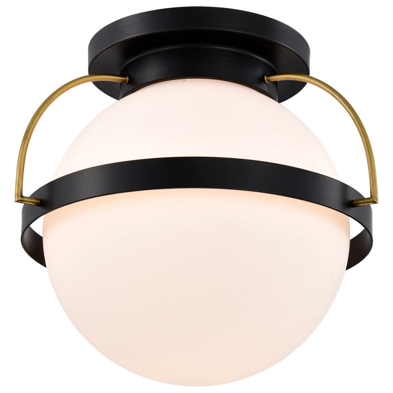 Nuvo Lighting 60-7772 One Light Flush Mount, Matte Black