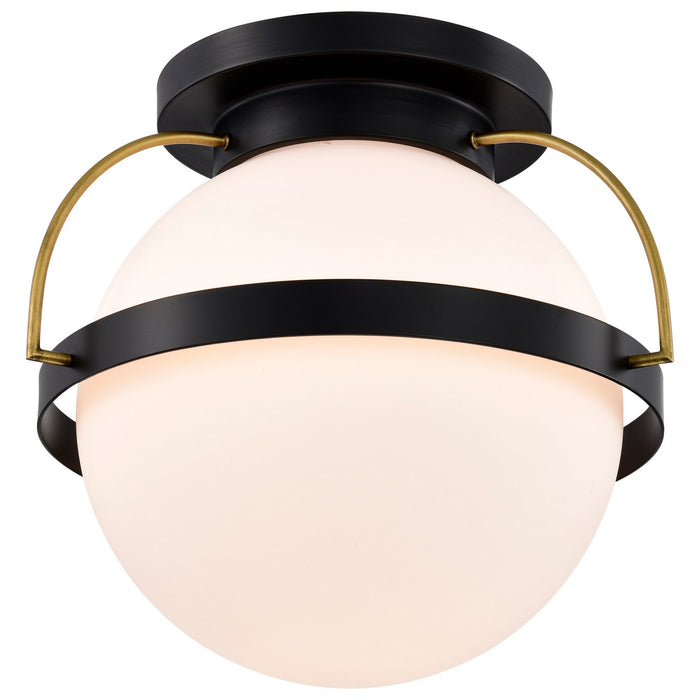 Nuvo Lighting 60-7772 One Light Flush Mount, Matte Black