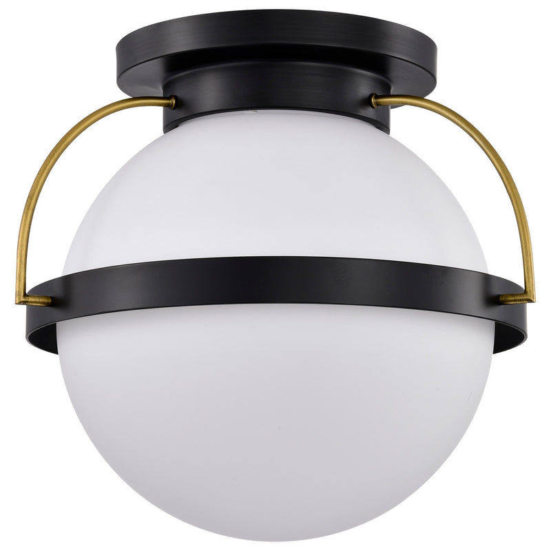 Nuvo Lighting 60-7772 One Light Flush Mount, Matte Black