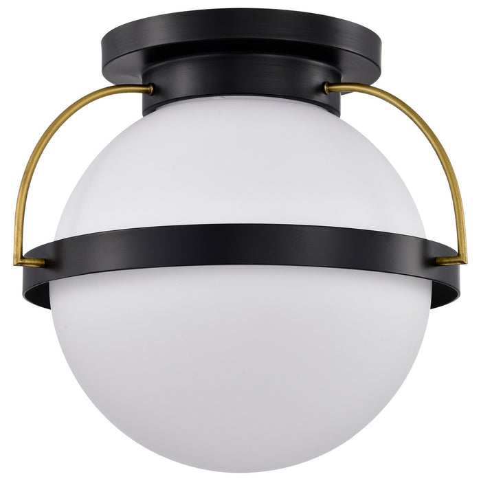 Nuvo Lighting 60-7772 One Light Flush Mount, Matte Black