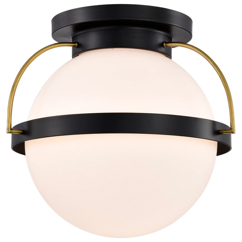Nuvo Lighting 60-7772 One Light Flush Mount, Matte Black