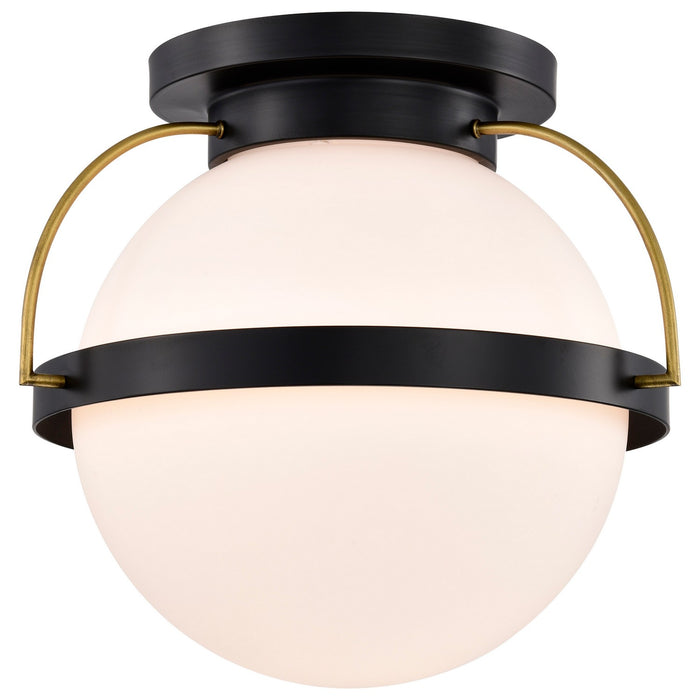 Nuvo Lighting 60-7772 One Light Flush Mount, Matte Black