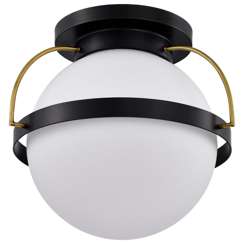 Nuvo Lighting 60-7772 One Light Flush Mount, Matte Black