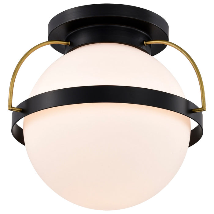 Nuvo Lighting 60-7772 One Light Flush Mount, Matte Black