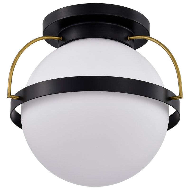 Nuvo Lighting 60-7772 One Light Flush Mount, Matte Black