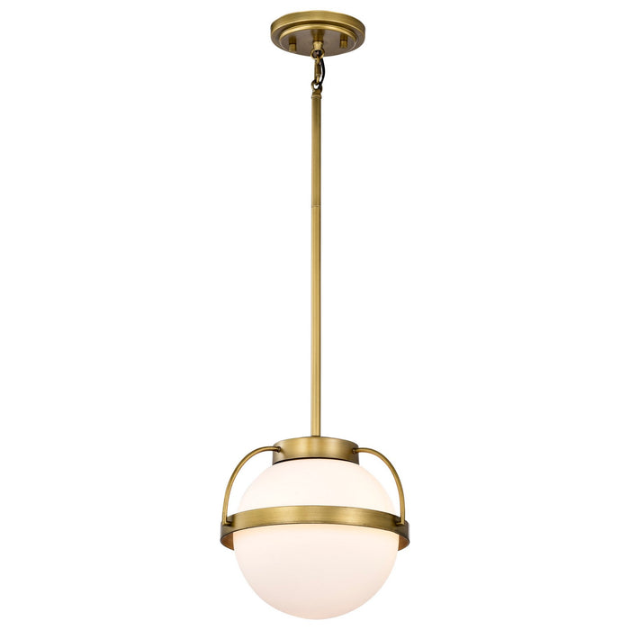 Nuvo Lighting 60-7783 One Light Pendant, Natural Brass