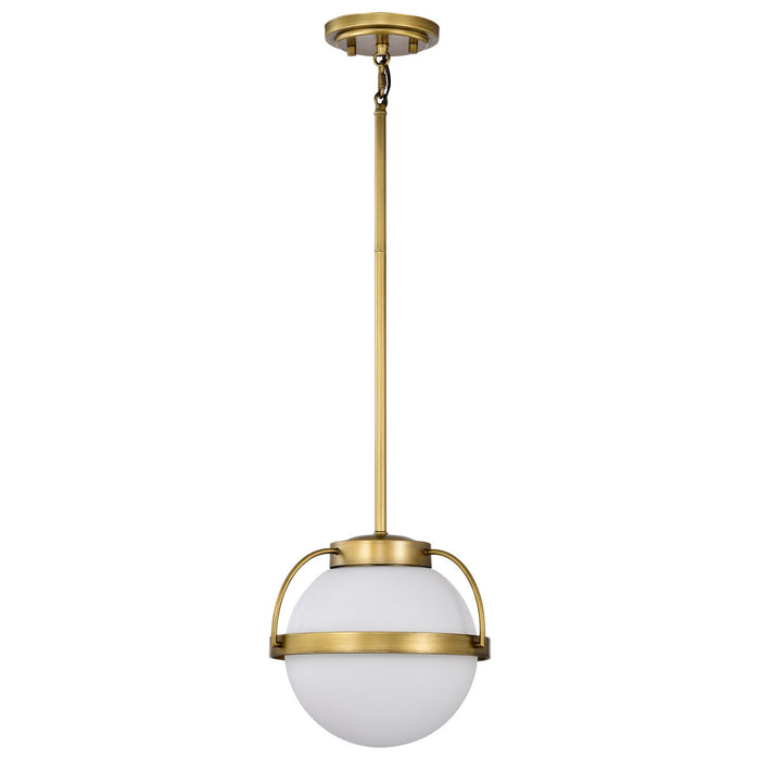 Nuvo Lighting 60-7783 One Light Pendant, Natural Brass