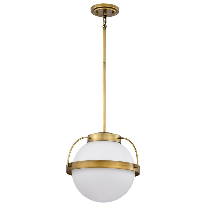 Nuvo Lighting 60-7784 One Light Pendant, Natural Brass