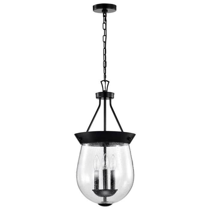 Nuvo Lighting 60-7800 Three Light Pendant, Matte Black