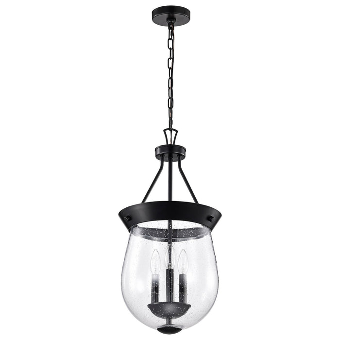 Nuvo Lighting 60-7800 Three Light Pendant, Matte Black