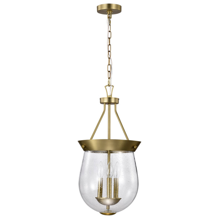 Nuvo Lighting 60-7801 Three Light Pendant, Vintage Brass