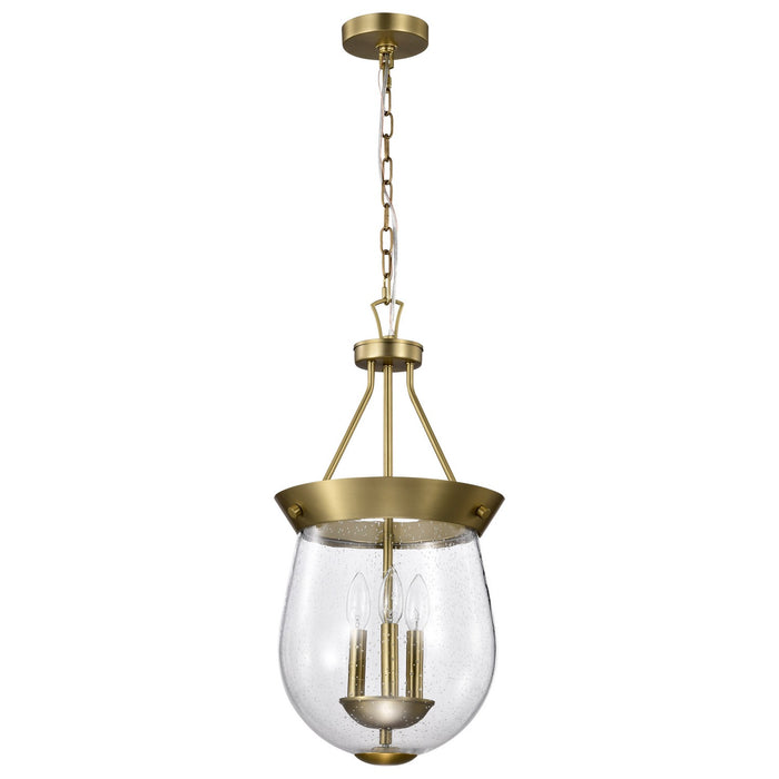 Nuvo Lighting 60-7801 Three Light Pendant, Vintage Brass