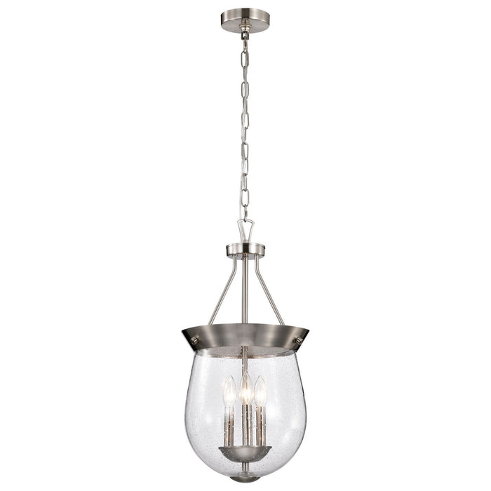 Nuvo Lighting 60-7802 Three Light Pendant, Brushed Nickel
