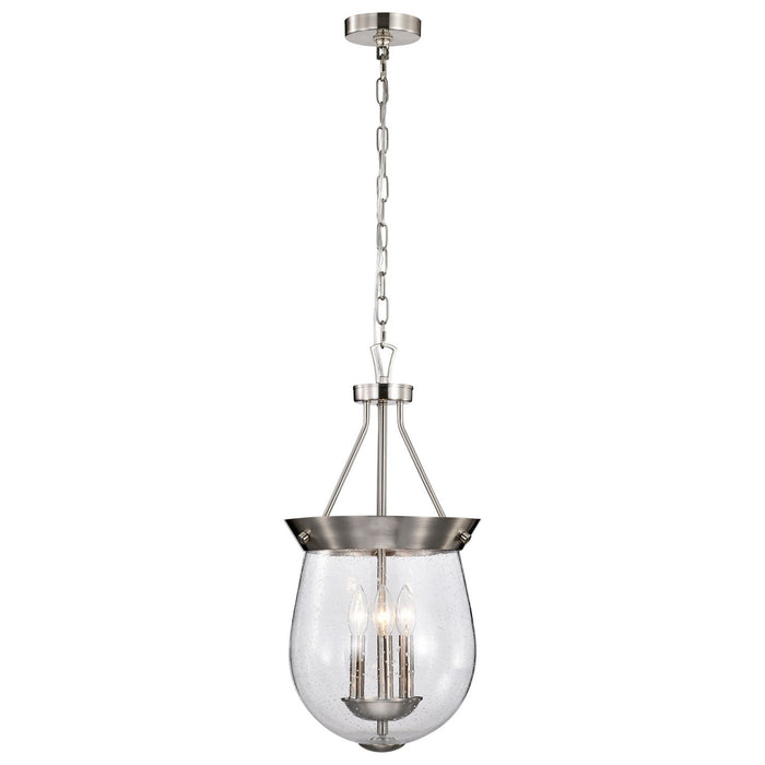 Nuvo Lighting 60-7802 Three Light Pendant, Brushed Nickel