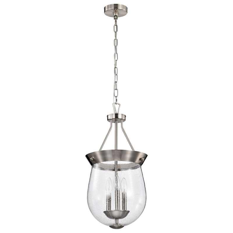 Nuvo Lighting 60-7802 Three Light Pendant, Brushed Nickel