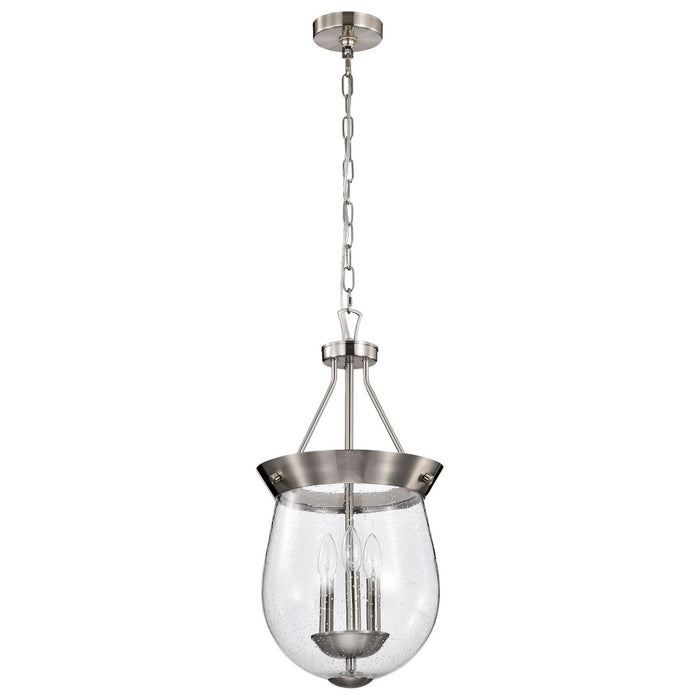 Nuvo Lighting 60-7802 Three Light Pendant, Brushed Nickel