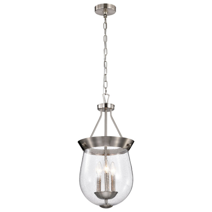 Nuvo Lighting 60-7802 Three Light Pendant, Brushed Nickel