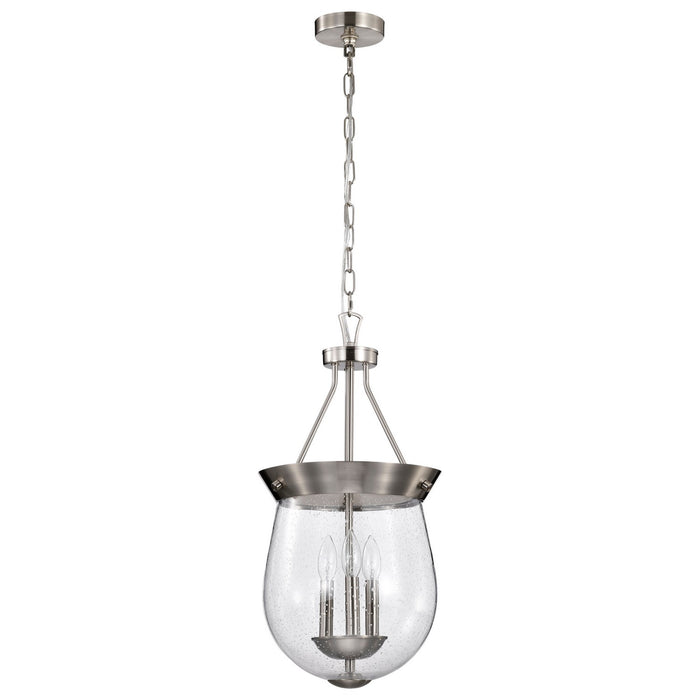 Nuvo Lighting 60-7802 Three Light Pendant, Brushed Nickel