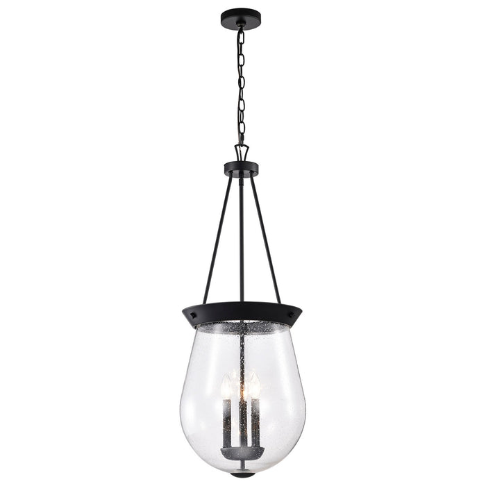 Nuvo Lighting 60-7803 Three Light Pendant, Matte Black
